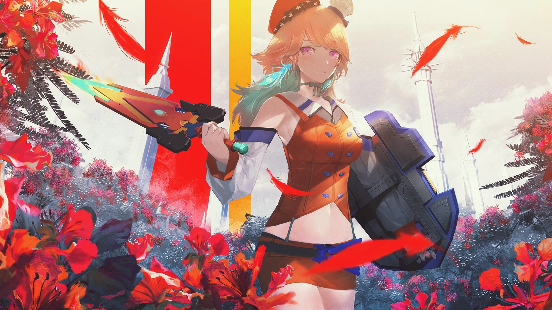 Debut Commemorative Illustration<br>by huke