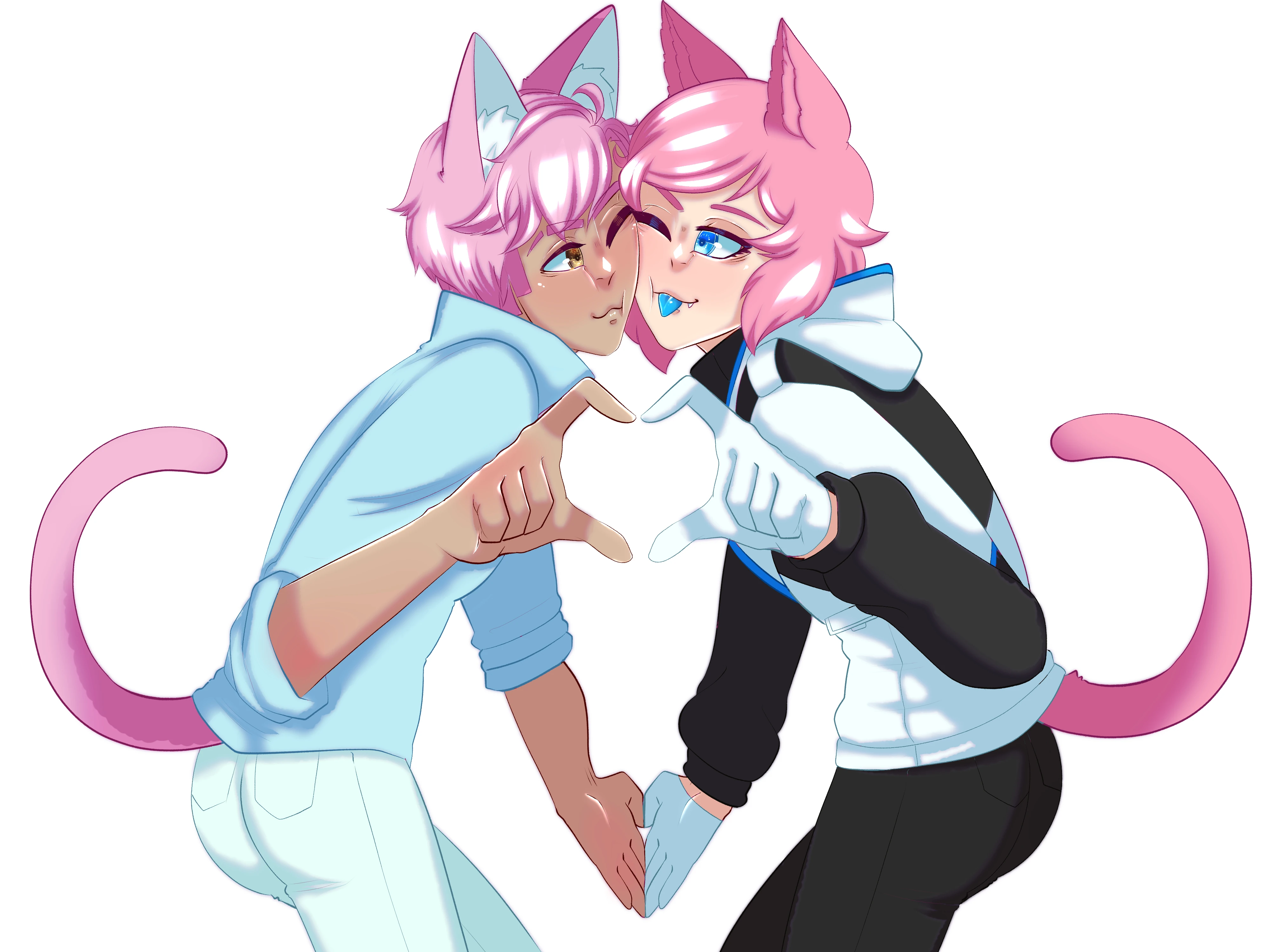 BlueBirdHay and Catboymech<br>(by BlueBirdHay)