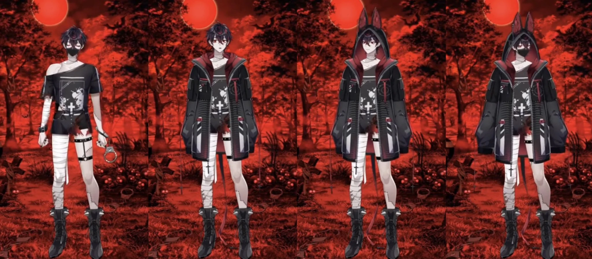 Model Outfit Toggles
