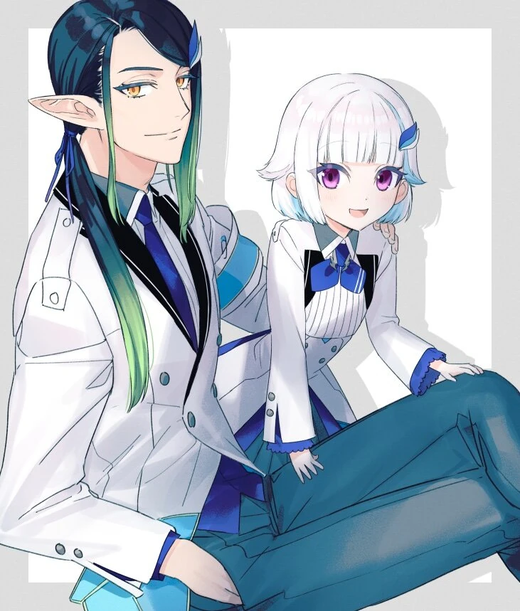 Lize Helesta and Hanabatake Chaika<br>by MIKΣ