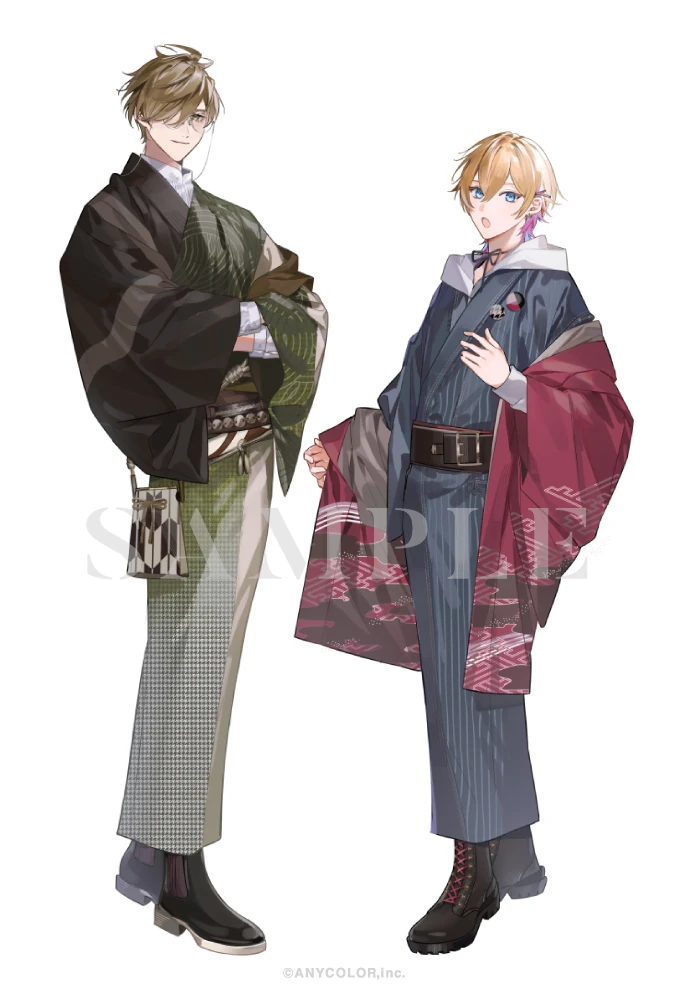 NIJISANJI Spring Modern Goods Illustration by yukko