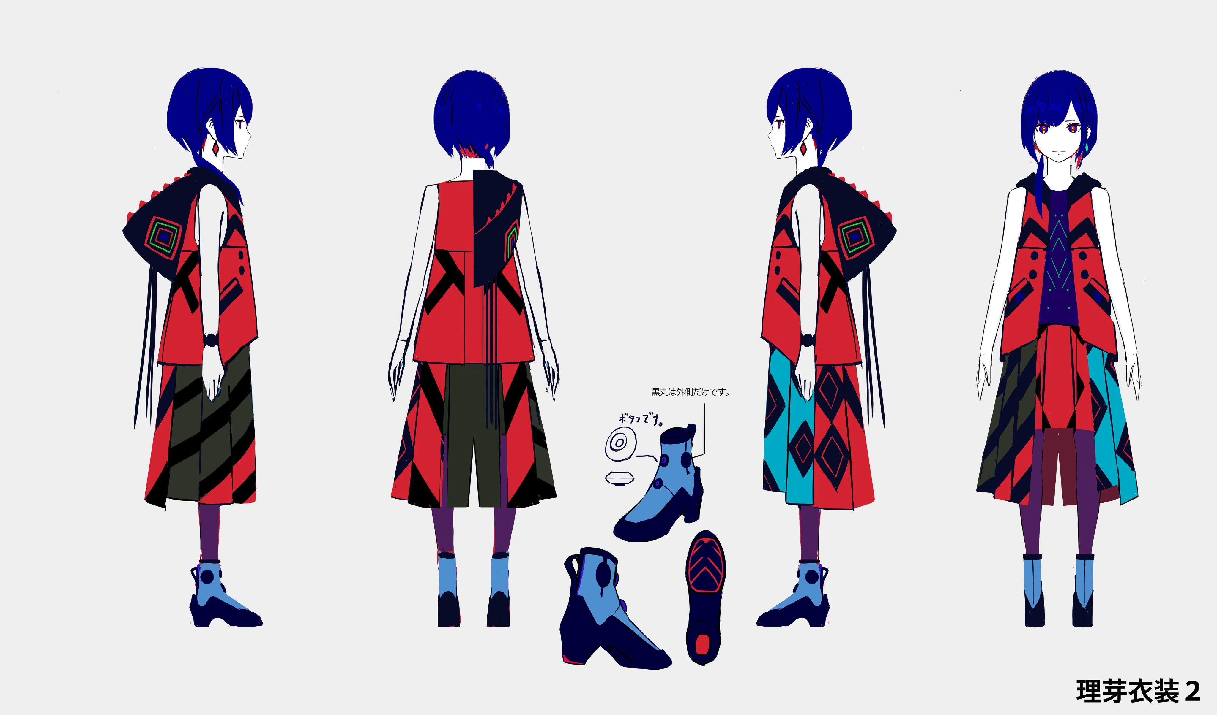 The Cosmic Puppets Outfit Reference Sheet