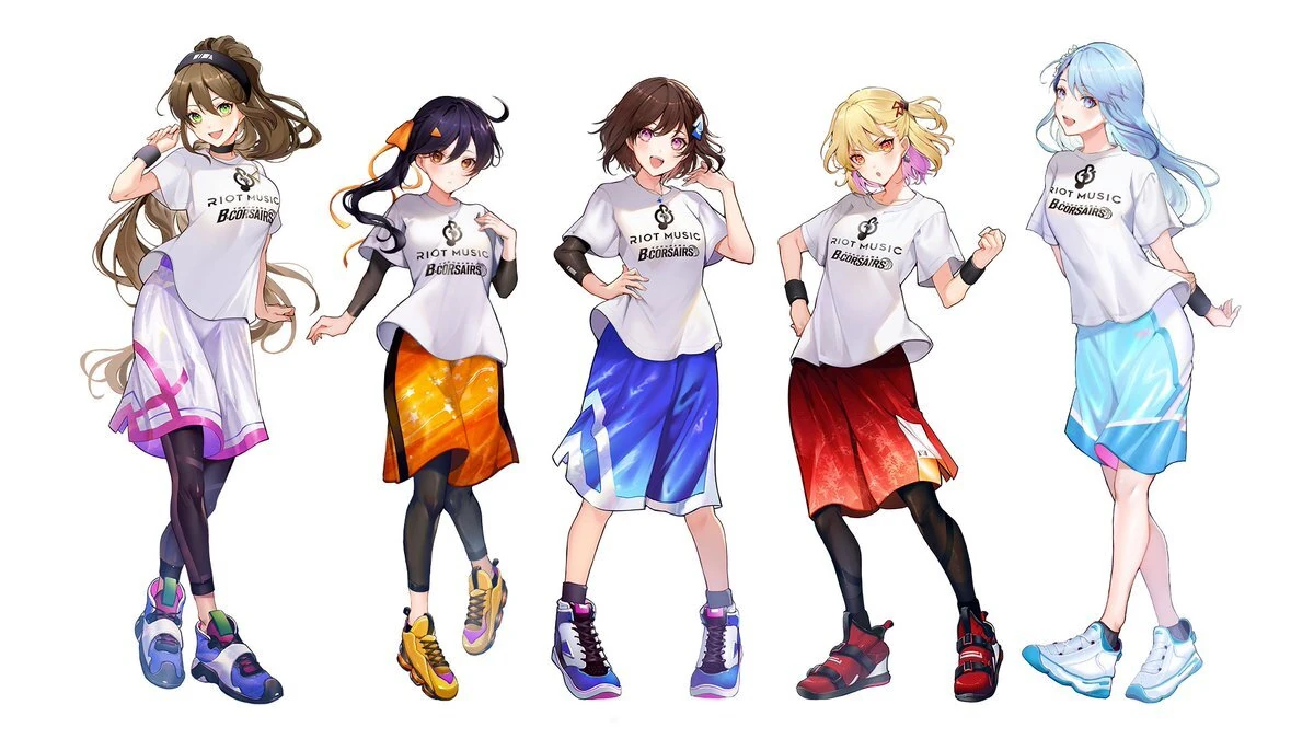 RIOT MUSIC x Yokohama B-Corsairs Collaboration Illustration<br>by [https://twitter.com/Riz3al97/status/1365623966057005060 RIZ3]
