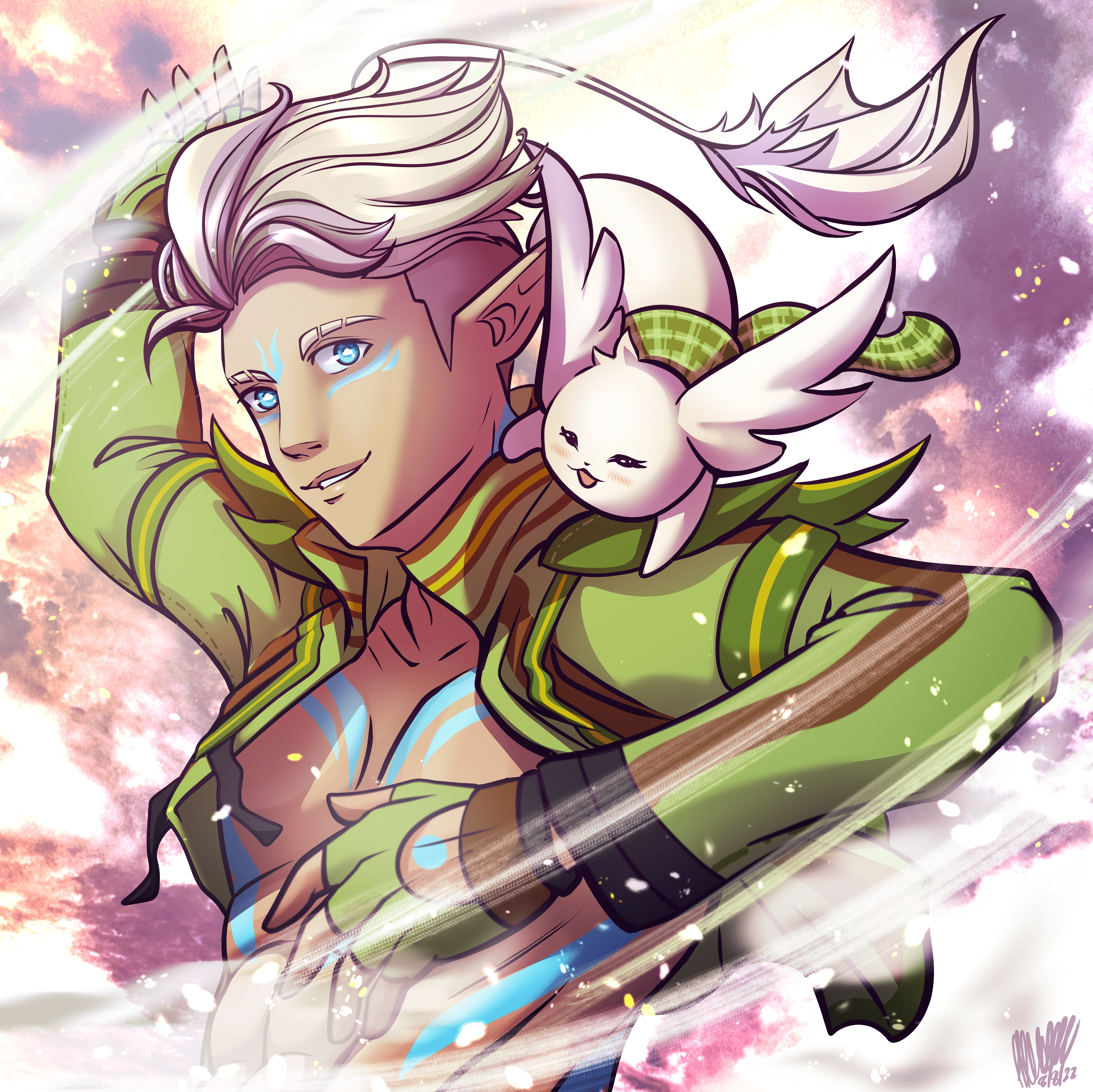 "Voice of the Wind" art piece Commission done by GuyerTwoYou