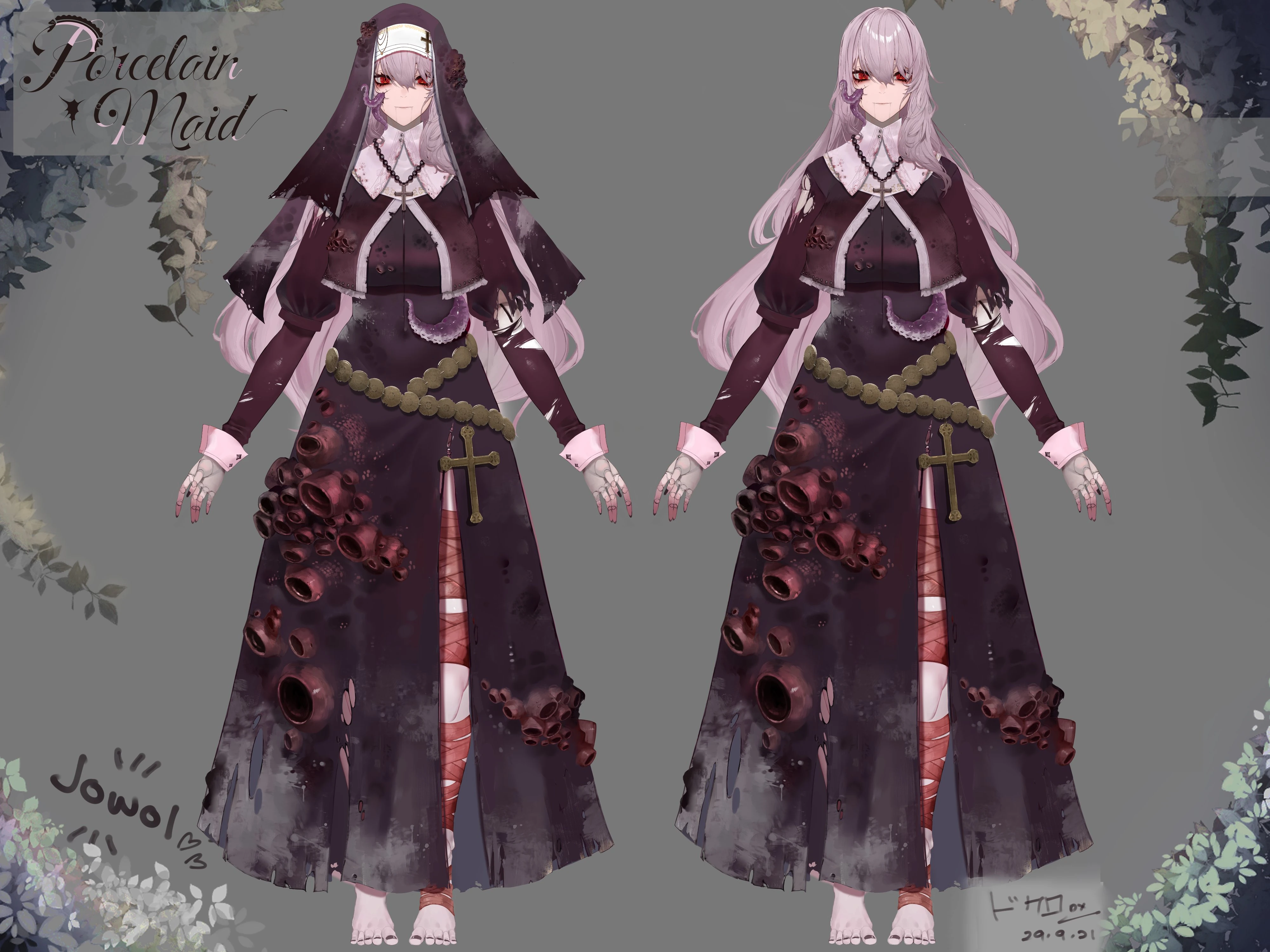 Drowned Nun Reference Sheet by DokuroDx