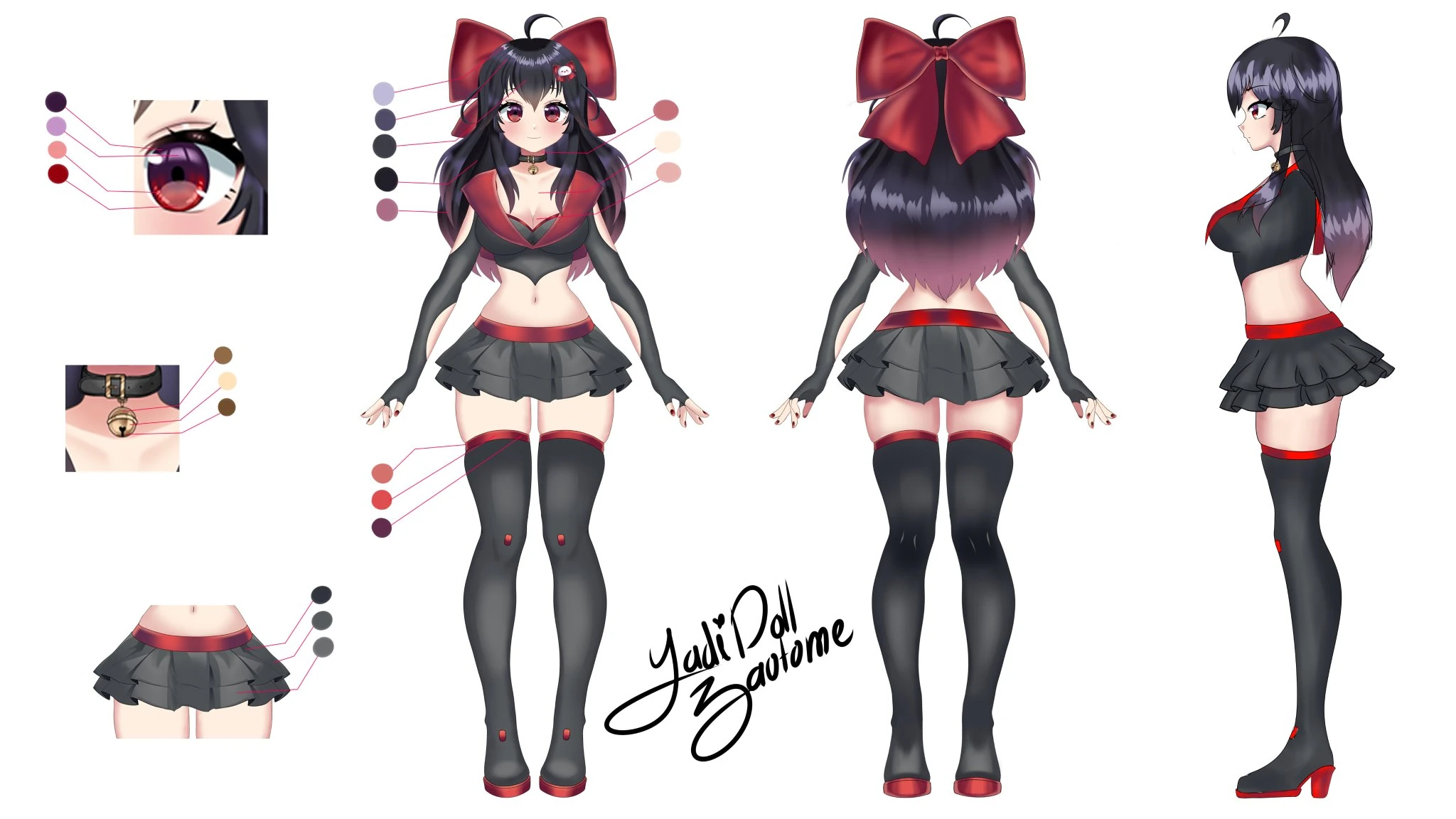 Yadi 2D character sheet
