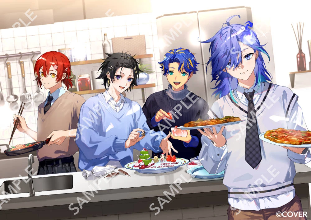 HOLOSTARS Winter 2025 『Starry Party』Illustration<br>by Yuichi