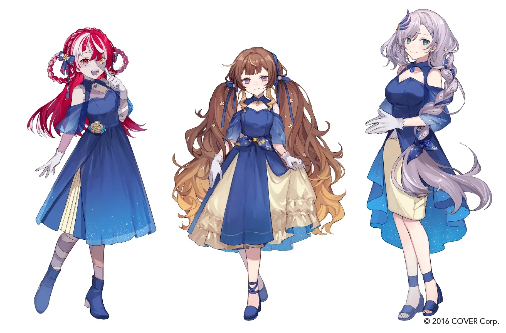 hololive ID Third Anniversary Key Visual by Hkina7