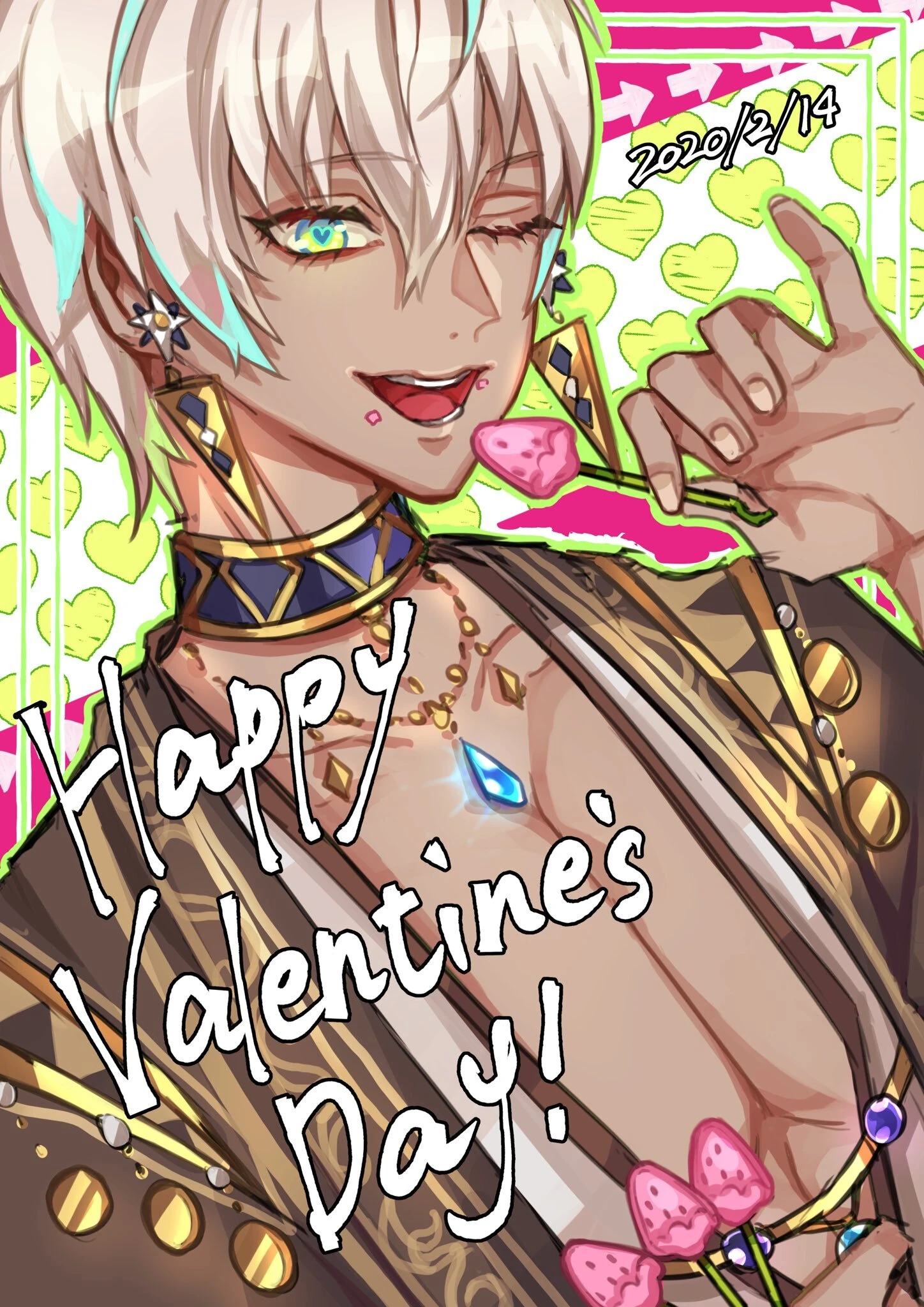 Valentine's Day 2020 Illustration<br>by Masuda