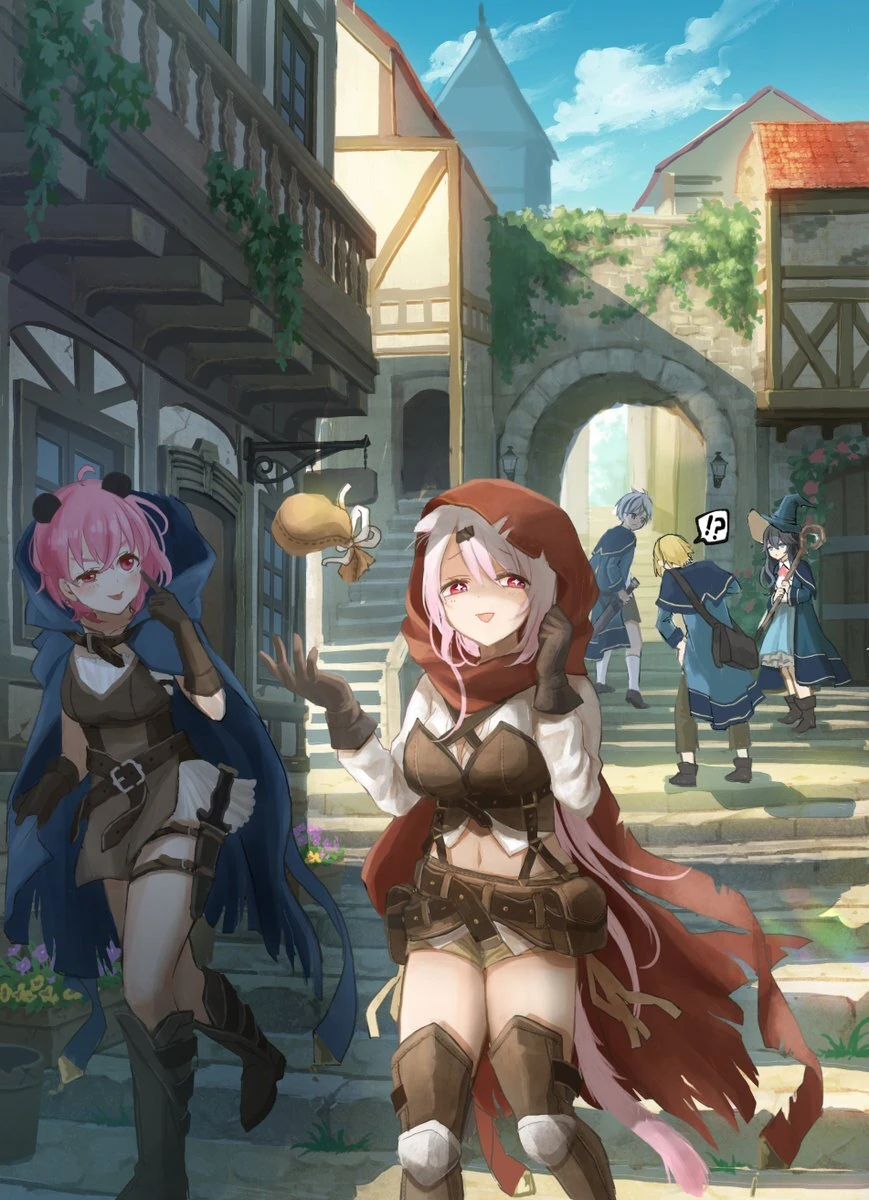 NIJISANJI Western Fantasy World Illustration<br>by Yamanawosuke