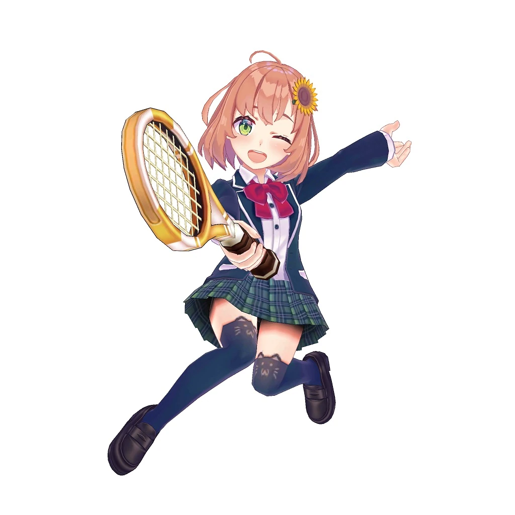 White Cat Tennis Render