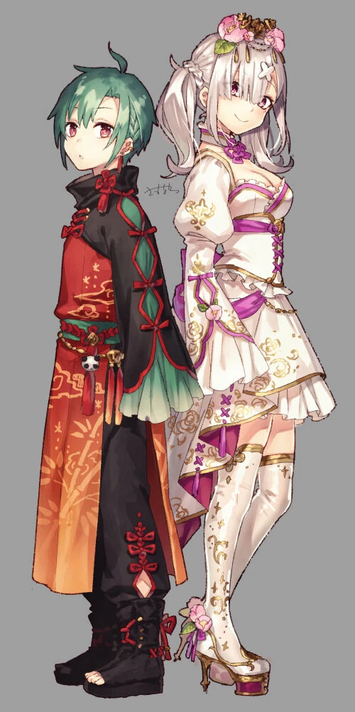 Ryushen and Sukoya Kana by sacanahen