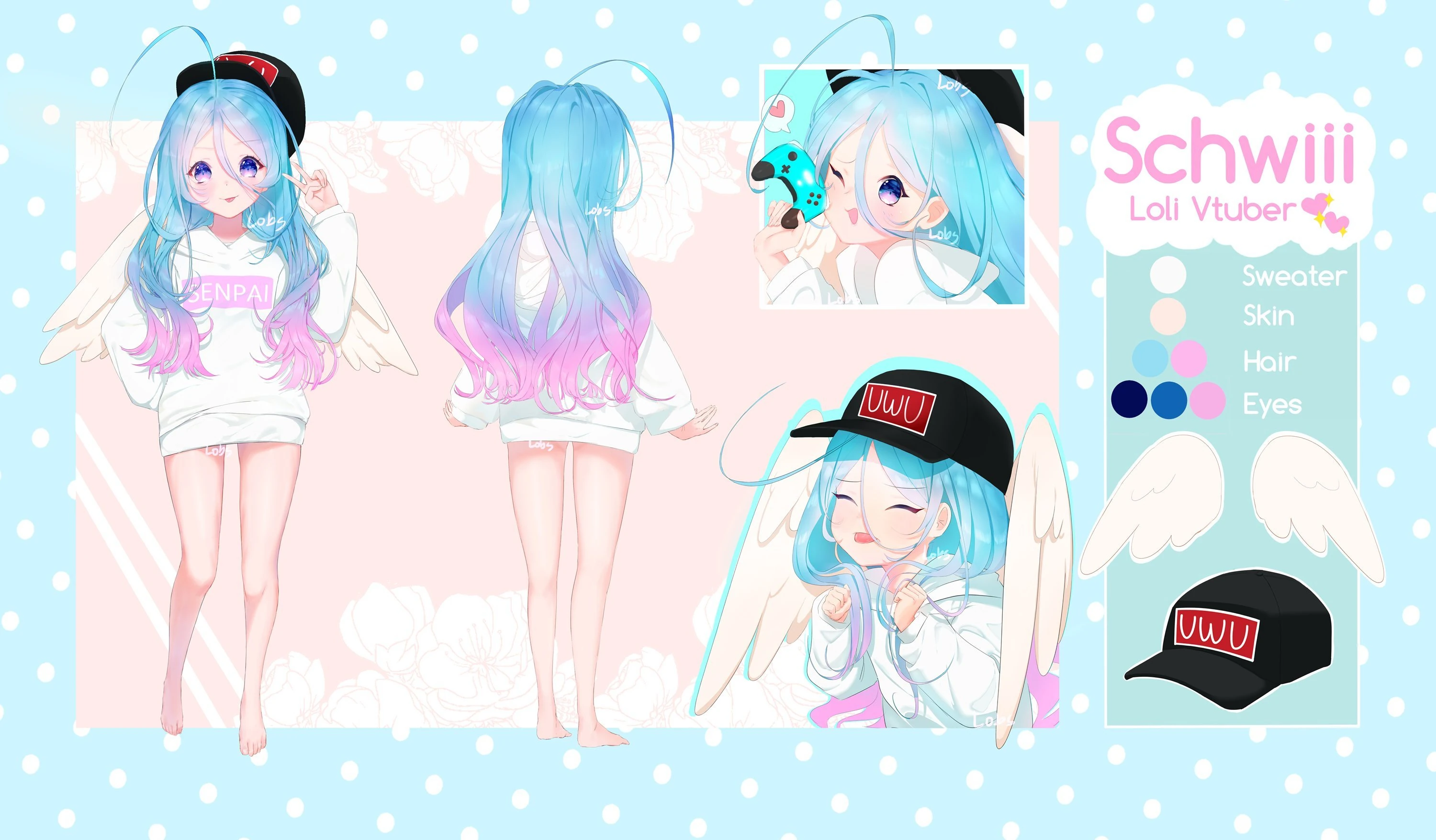 Ughschwiii reference sheet by @Lobsie