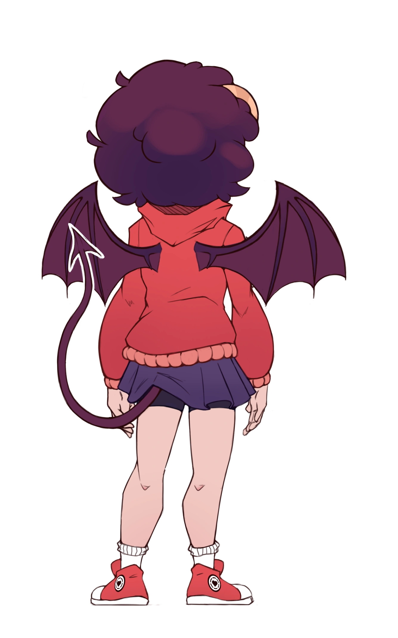 Demily Back View With Wings