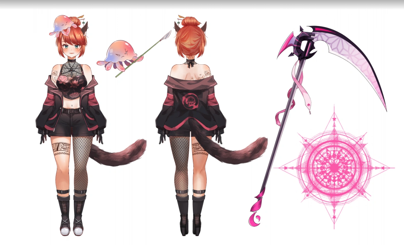 Gin's 2nd outfit with jacket