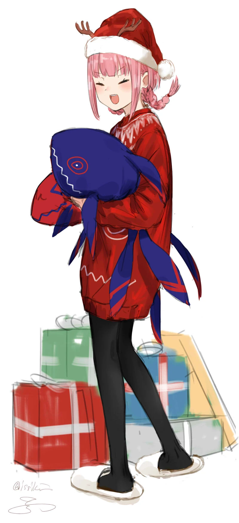 Christmas 2021 Illustration by Issiki