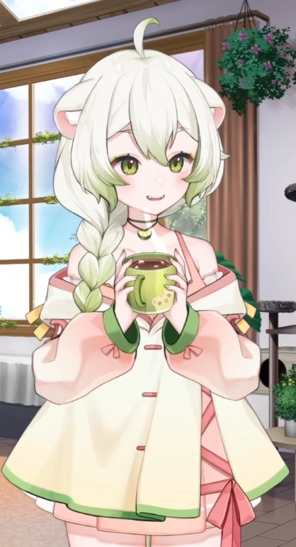 Holding hot chocolate