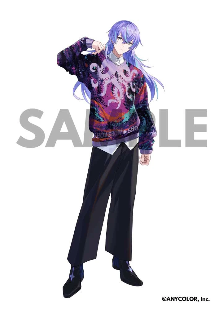 NIJISANJI Christmas Wear ~KD Sweater Style~ Illustration by Sasane Xia