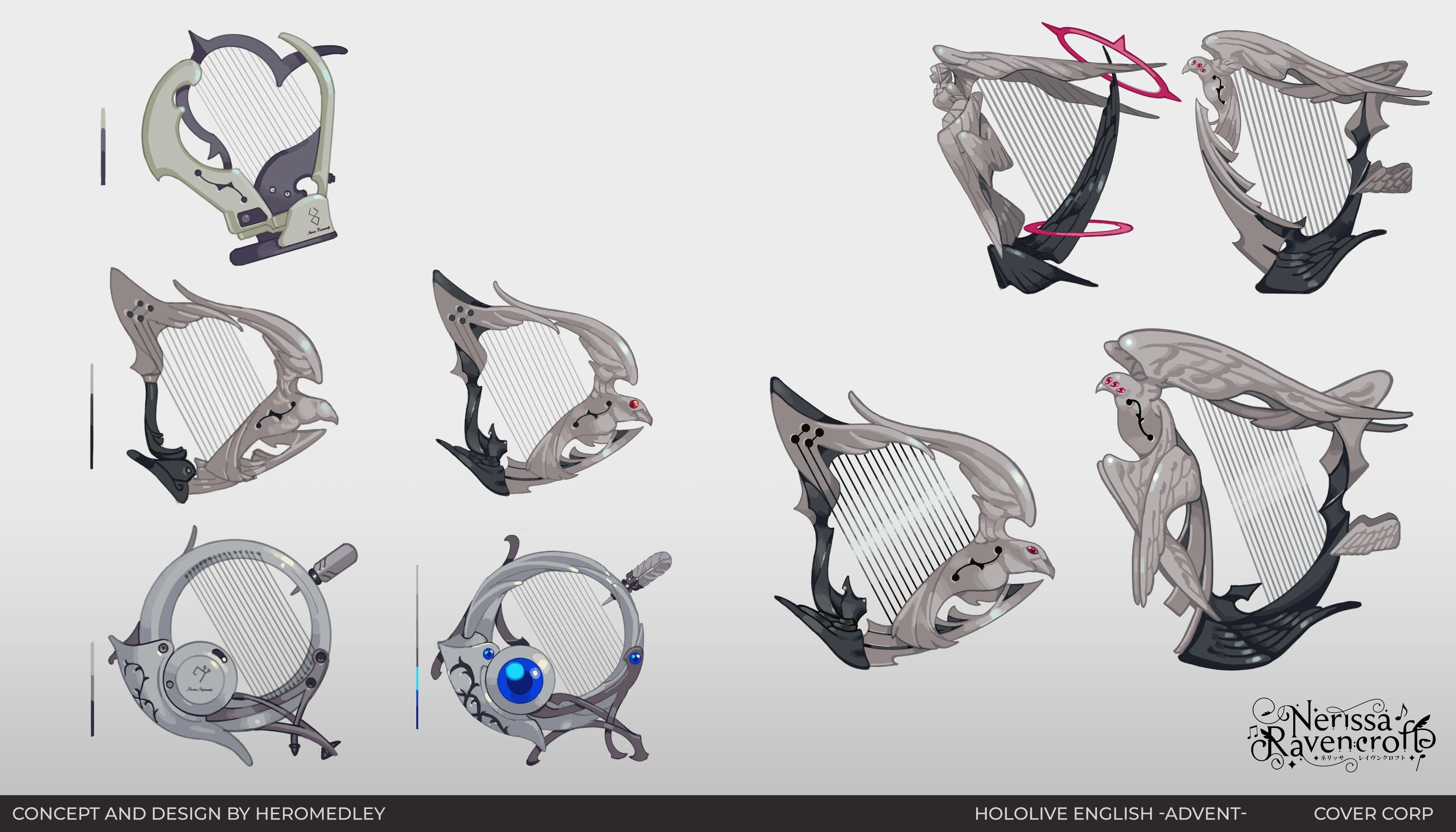 Official Lyre Design<br>by Heromelody