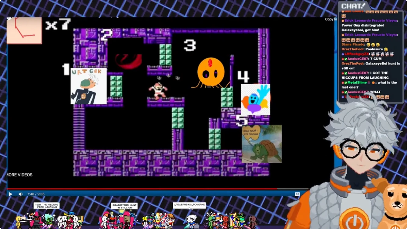 Power Guy Reacting to one of his YouTube Poops made by Galaxy Boi