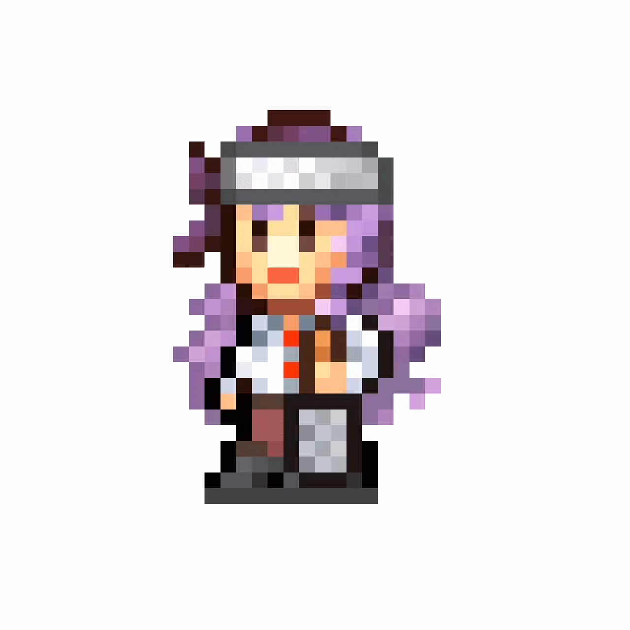 The Ramen Sensei sprite animation by Kairosoft