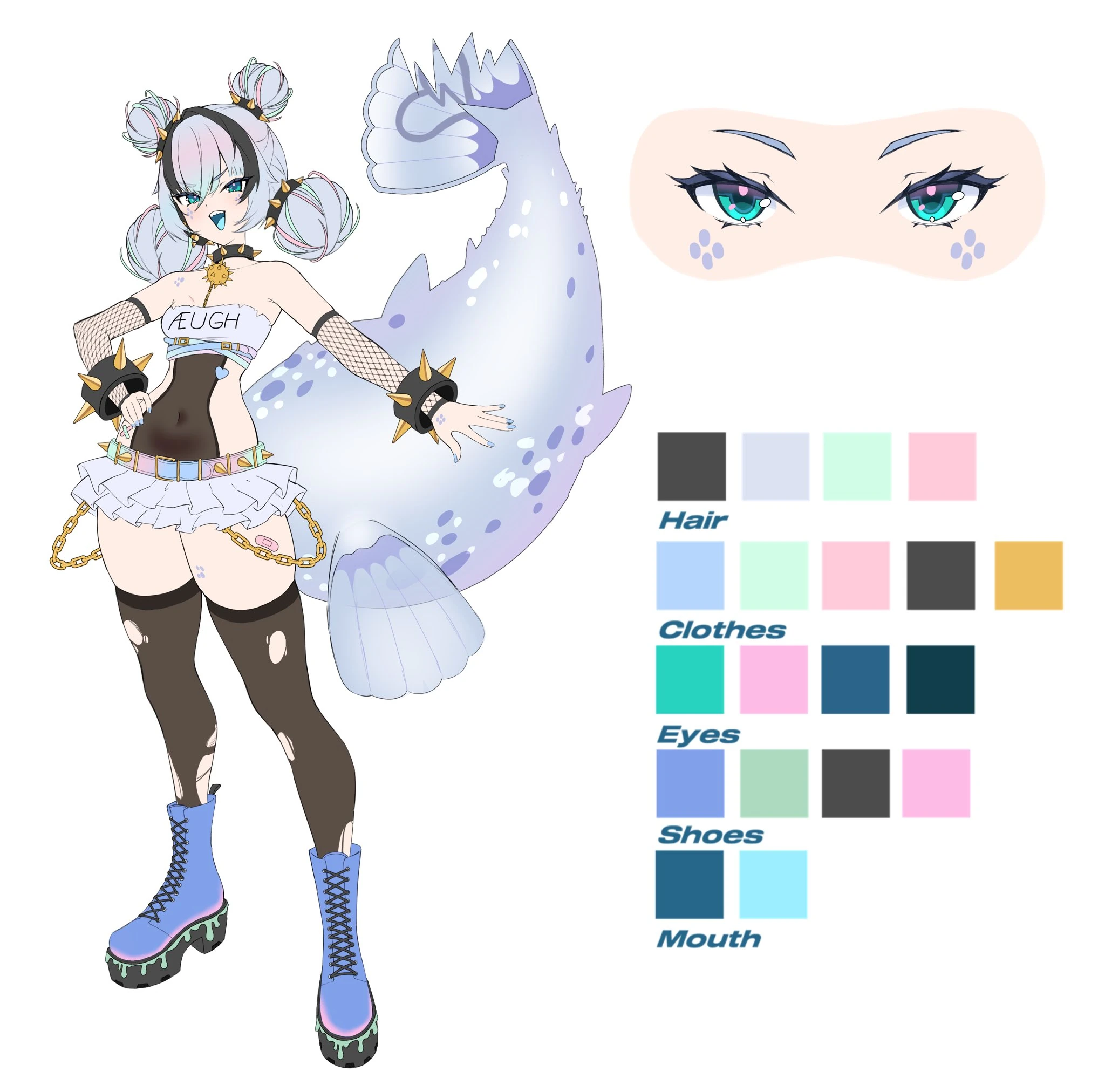 Reference Sheet (No Jacket)