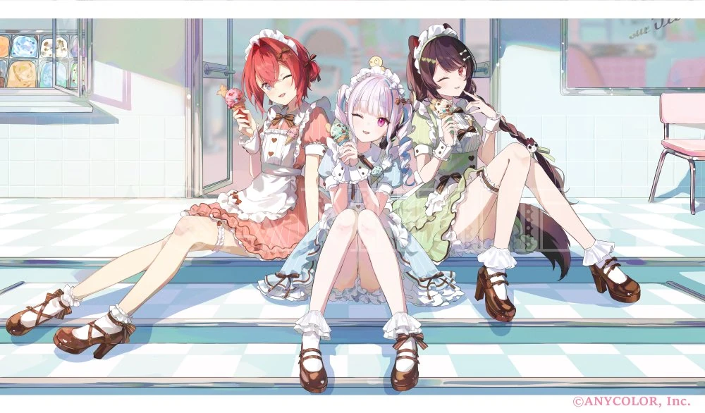 Sanbaka Ai Scream Cover Illustration by Daifuku