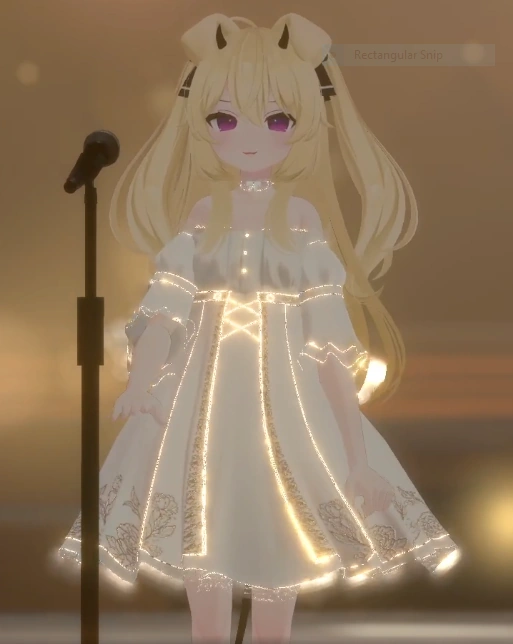 Shining dress outfit