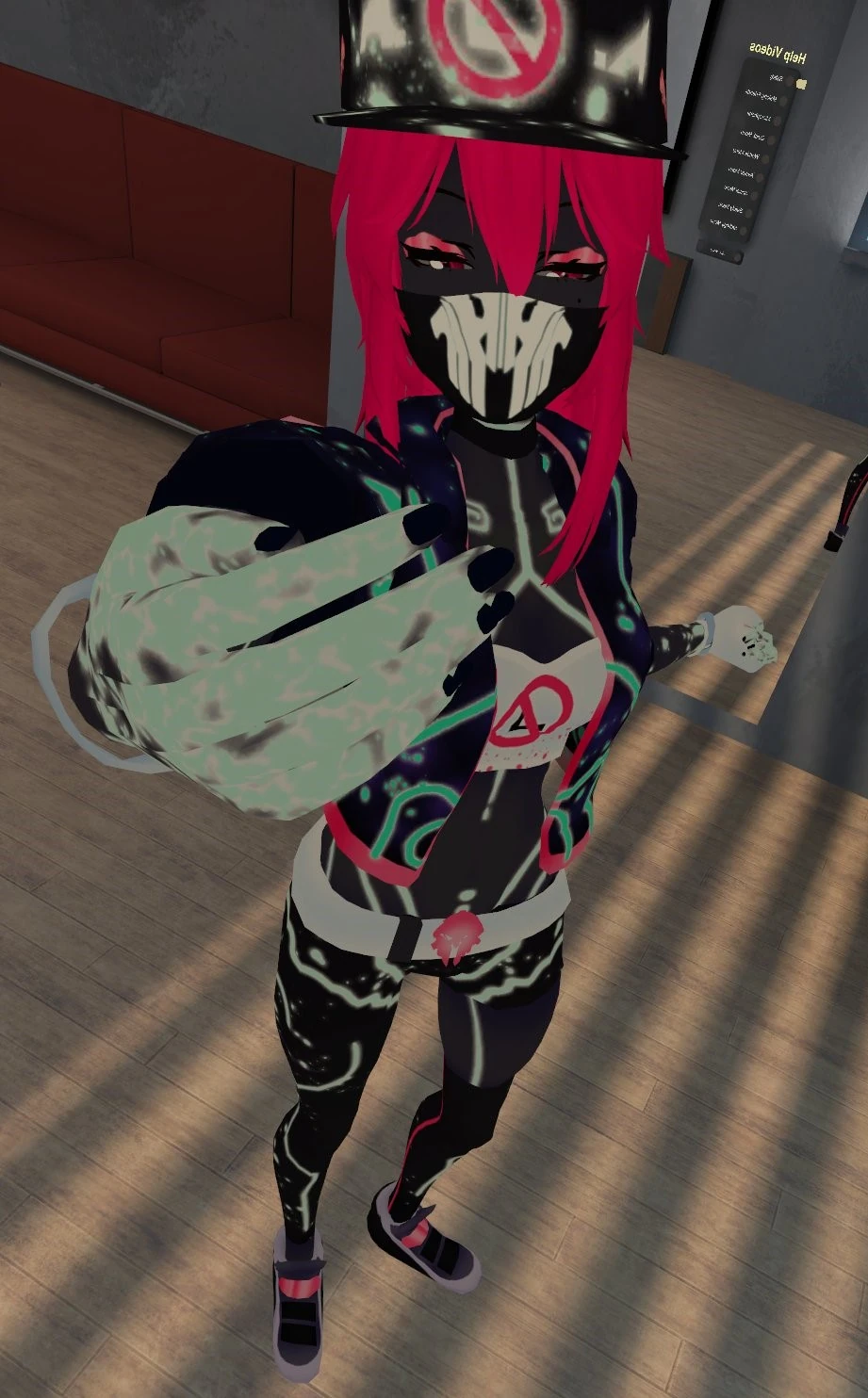 Zen's A.L.A x K/DA Akali outfit 1