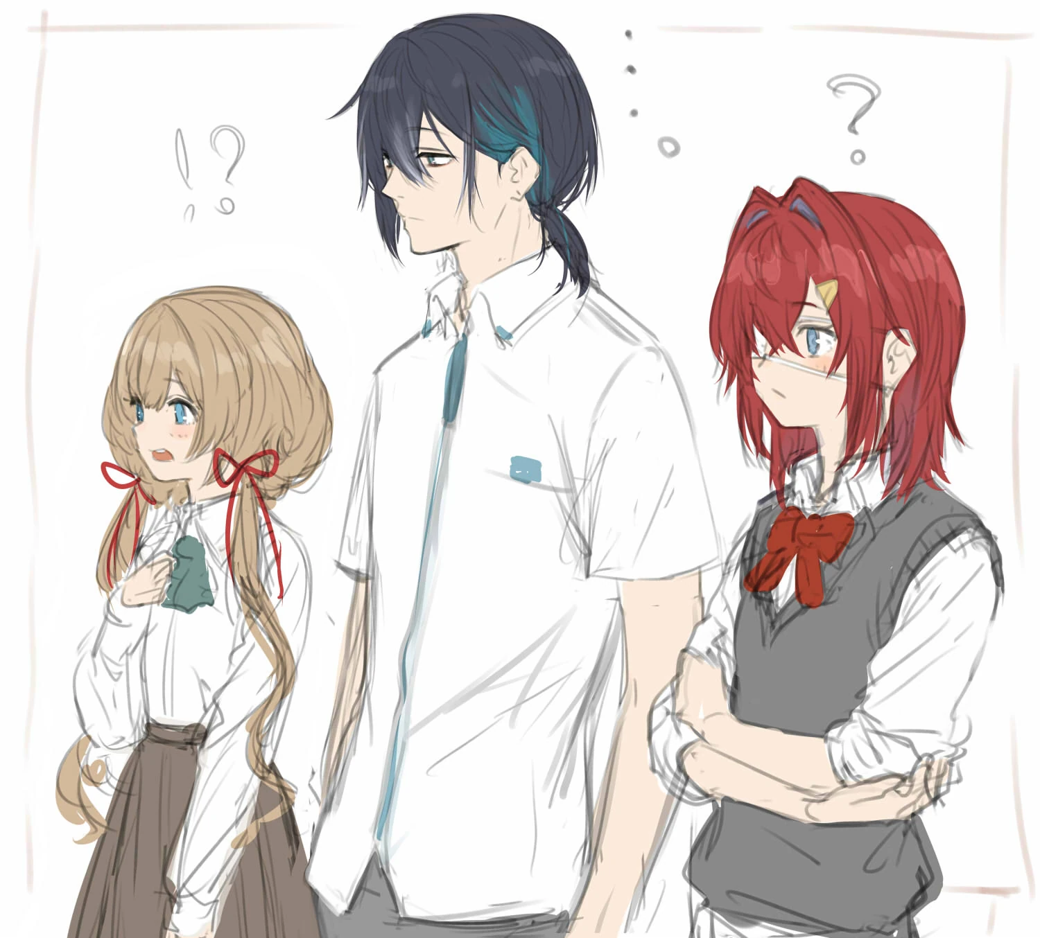 Eli Conifer, Mayuzumi Kai, and Ange Katrina<br>by Issiki