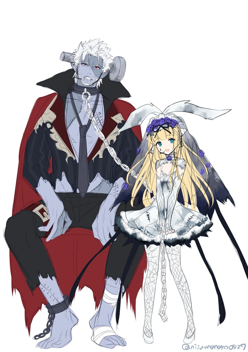 Gilzaren III and Mononobe Alice<br>by Ninahachi