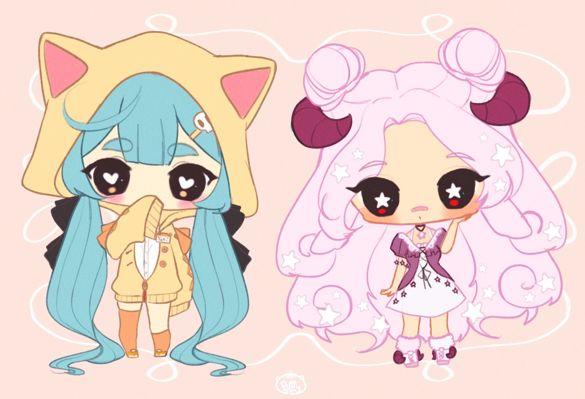 Inami Yoki and Suuga by Suuga