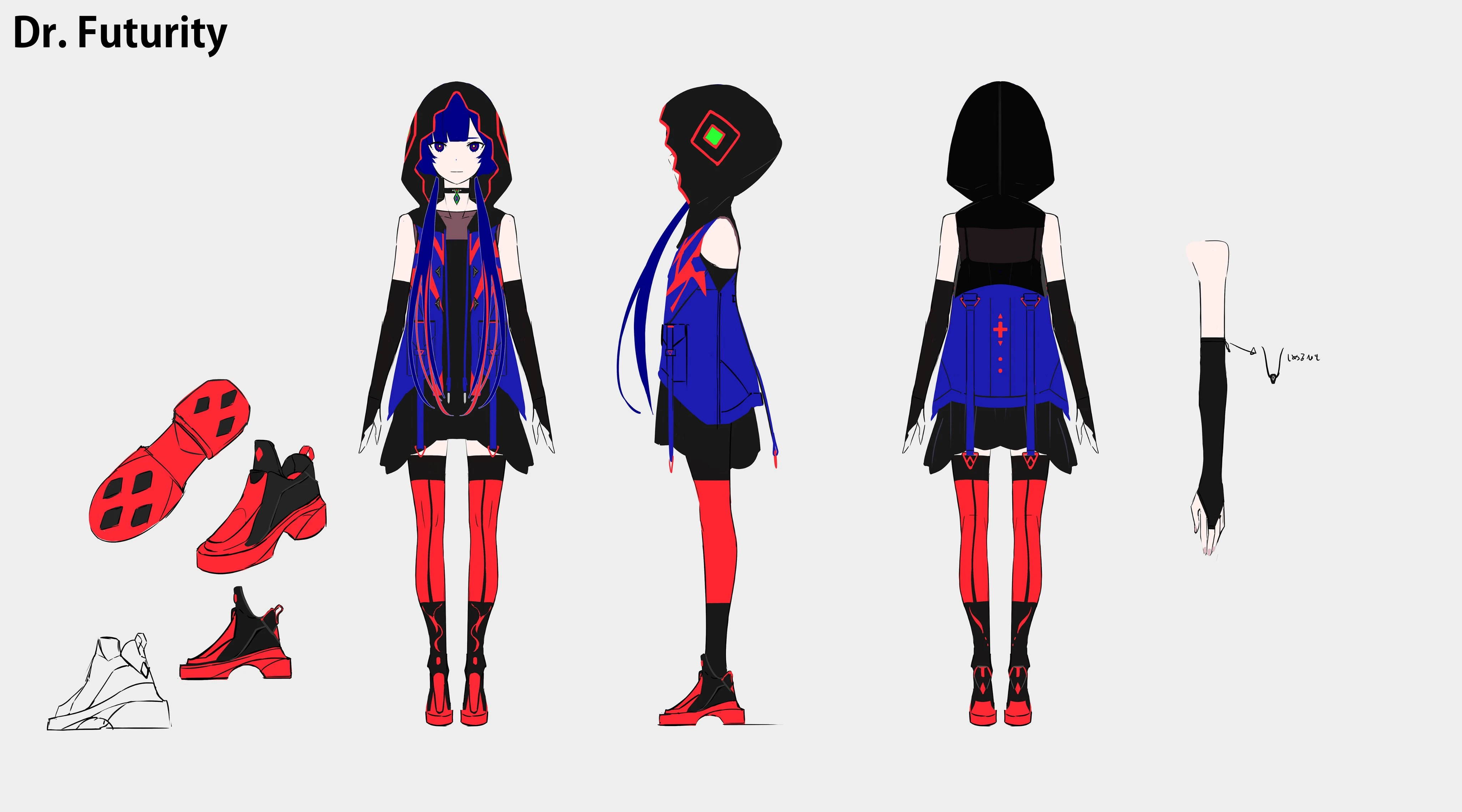 Dr.Futurity Outfit Reference Sheet