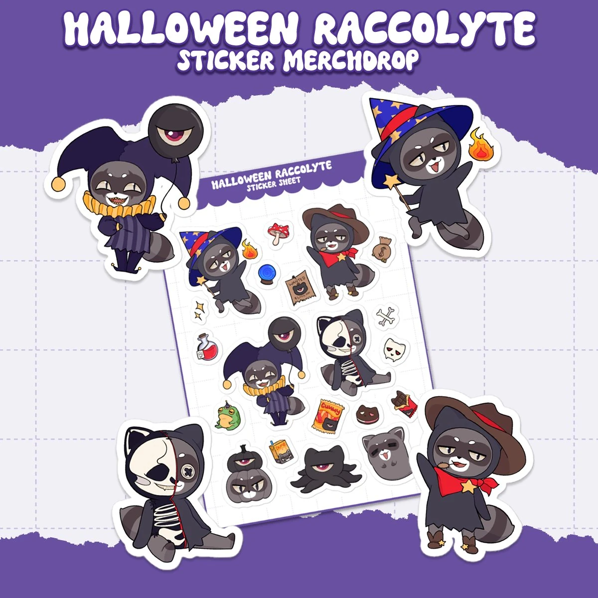 Halloween 2023 sticker drop