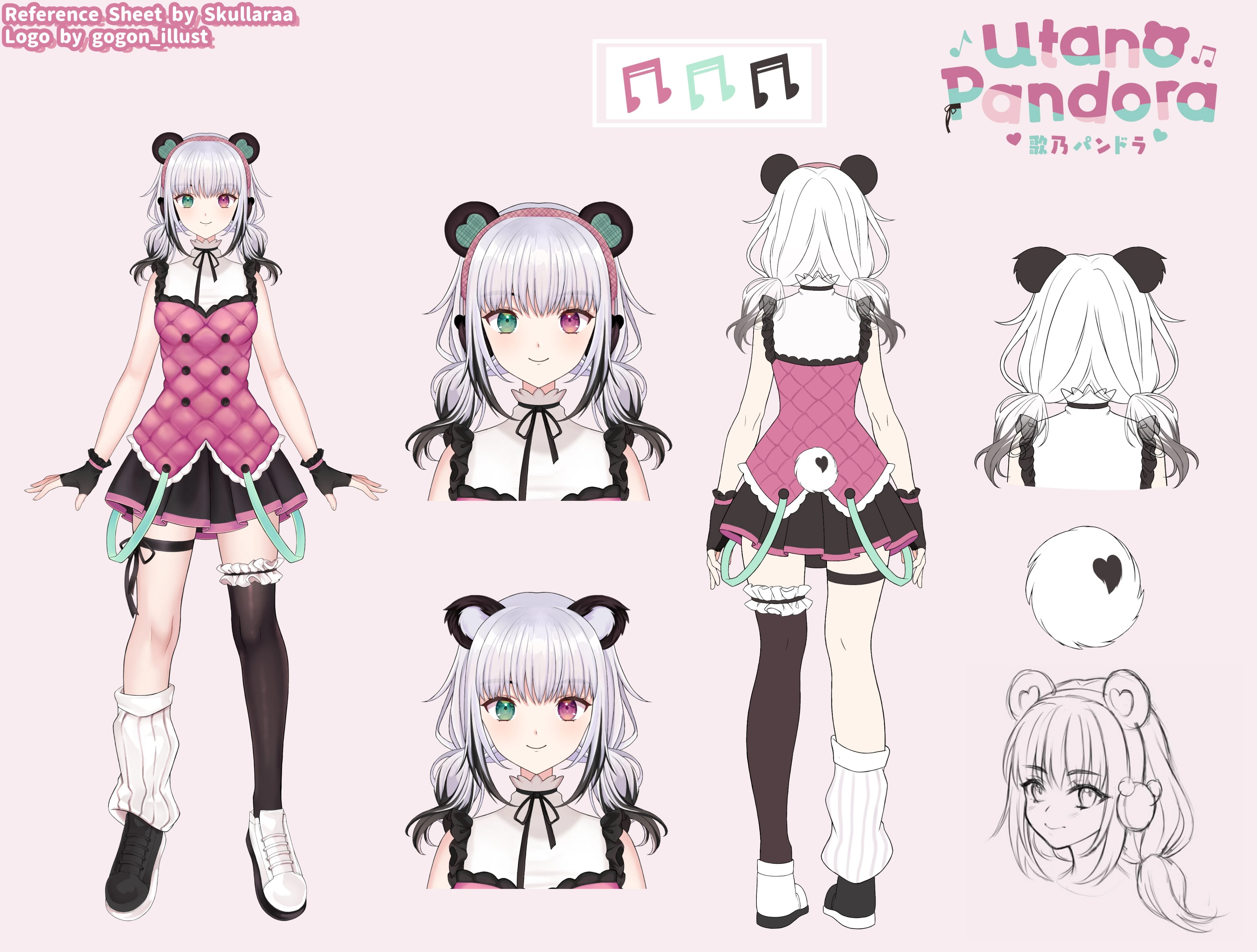 Original outfit reference sheet