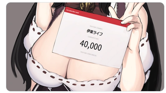 40,000 Subscribers Illustration