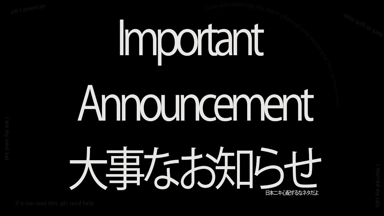 Now-deleted original thumbnail for Kiara's 1,000th video with hidden messages.