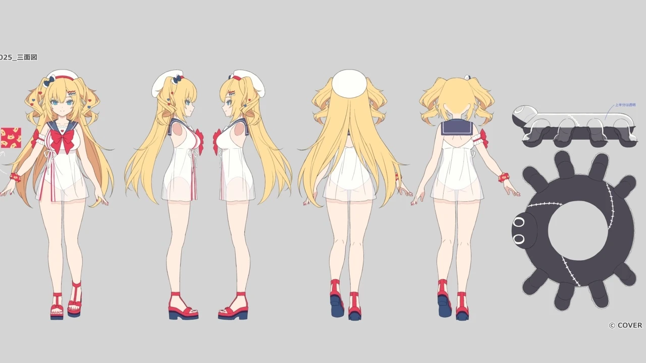 holonatsu Paradise Costume Reference Sheet