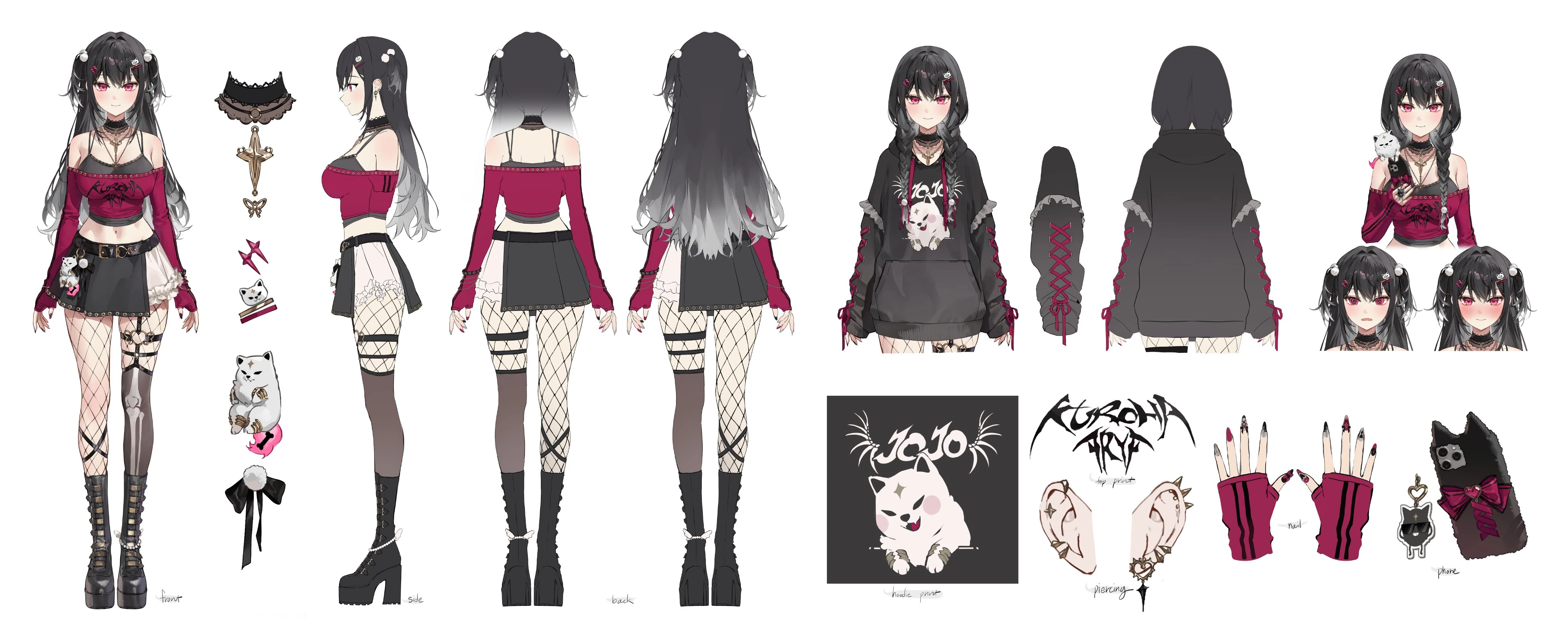 2nd Outfit Reference Sheet