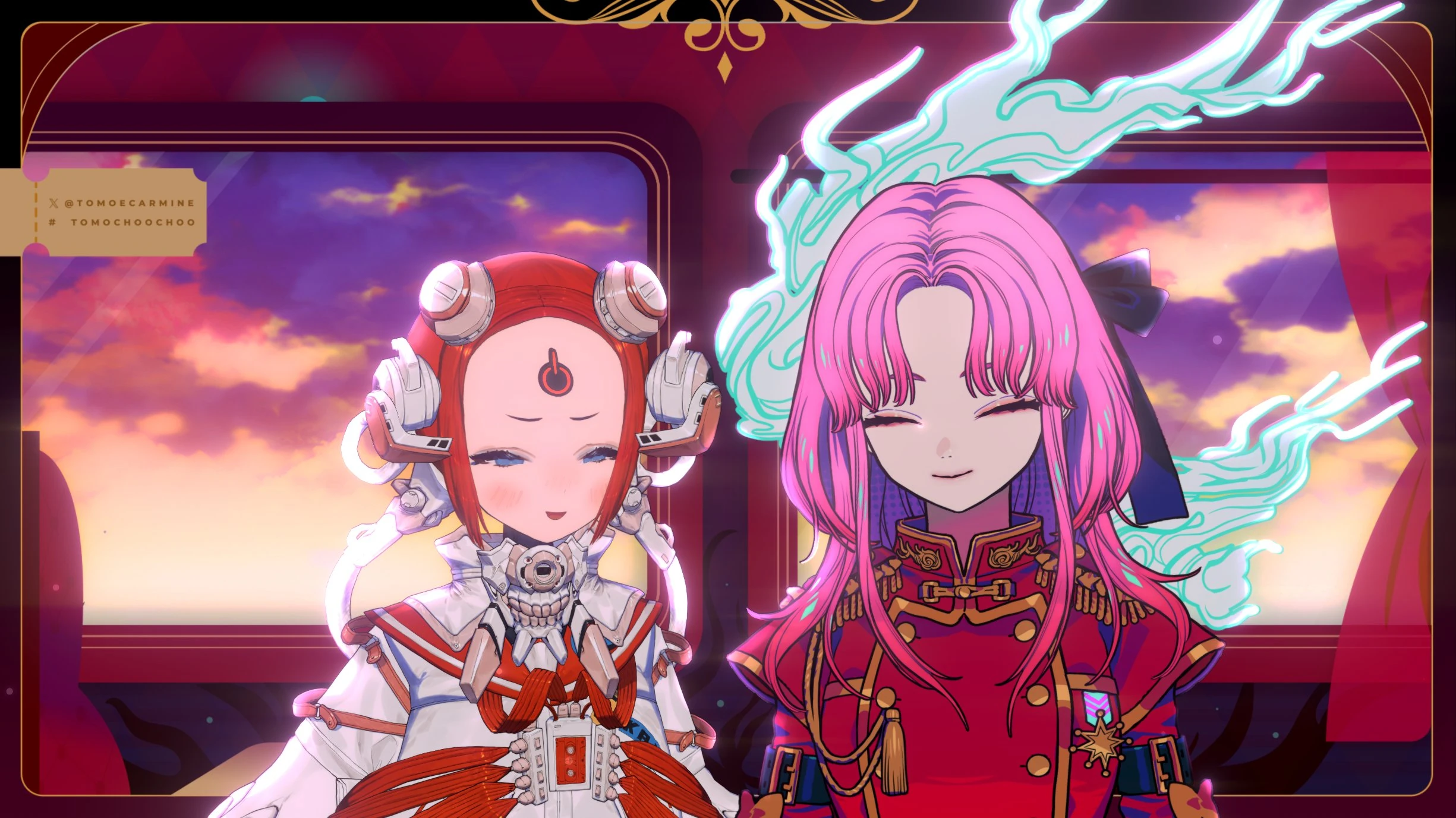 Tomoe Carmine with Echo Lyne