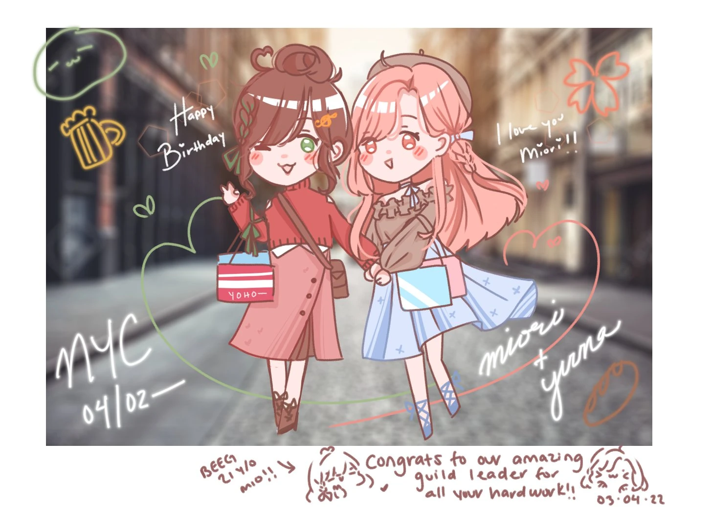 Happy birthday 2022<br>by Nini Yuuna