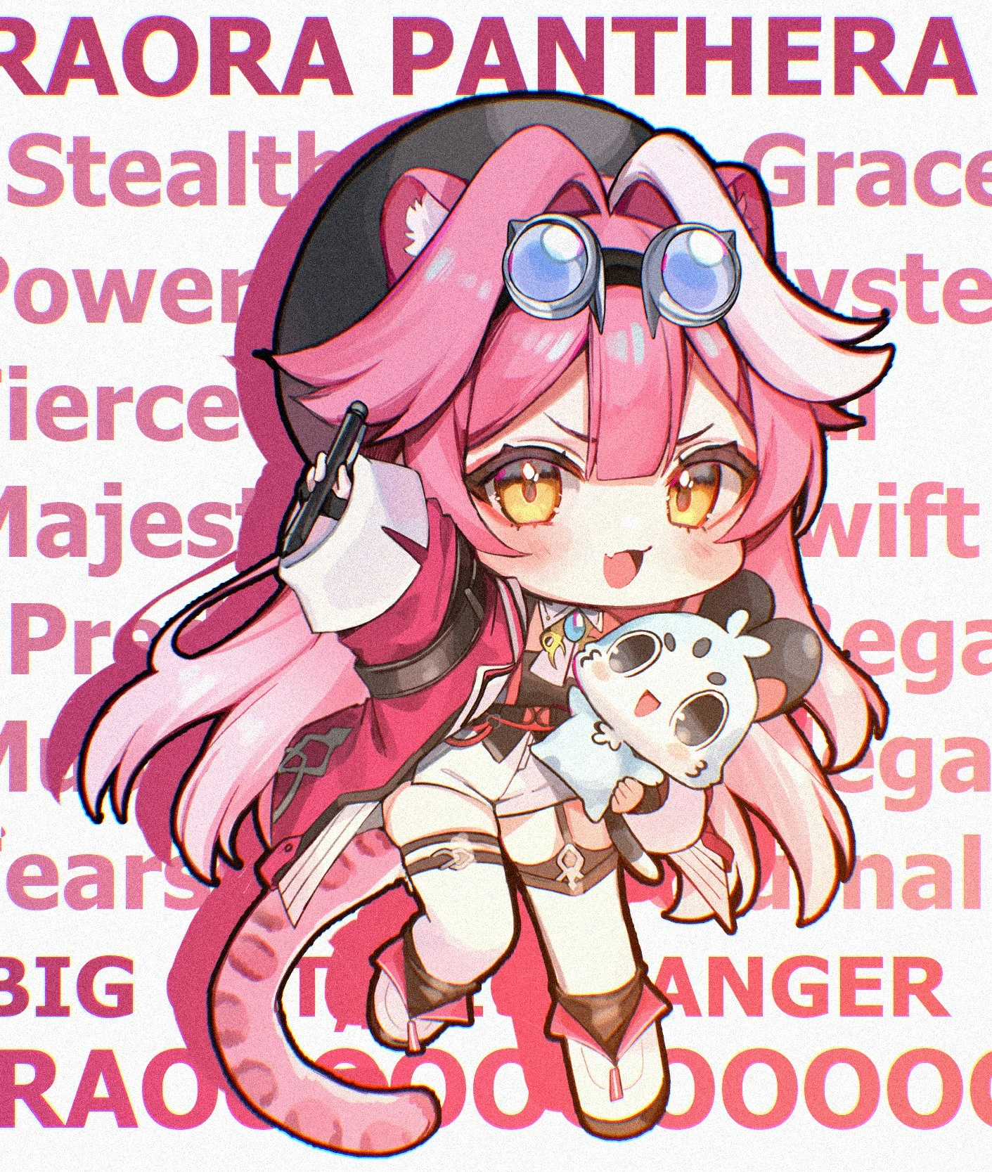 THE DANGEROUS PANTHER HAS HER EYES ON YOU!