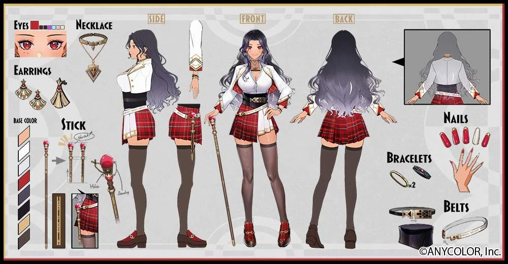 Reference Sheet (Accessories)