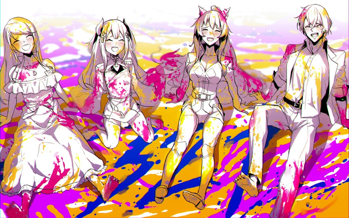 Team 321 NIJISANJI Splatoon Tournament 2020 Illustration<br>by KURI