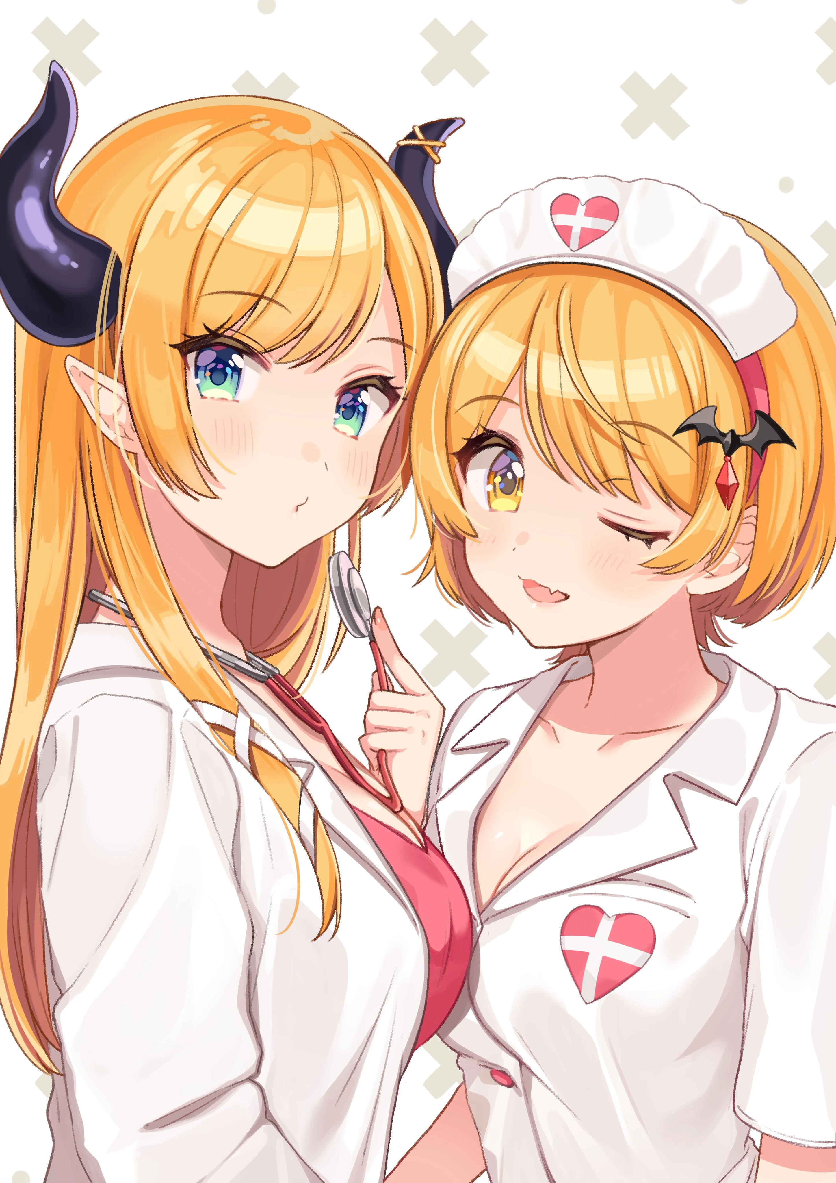 Yozora Mel and Yuzuki Choco
