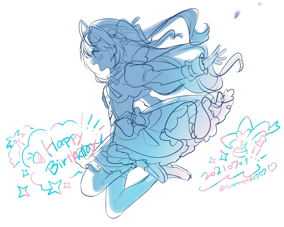 2021 Birthday Illustration by Ninahachi
