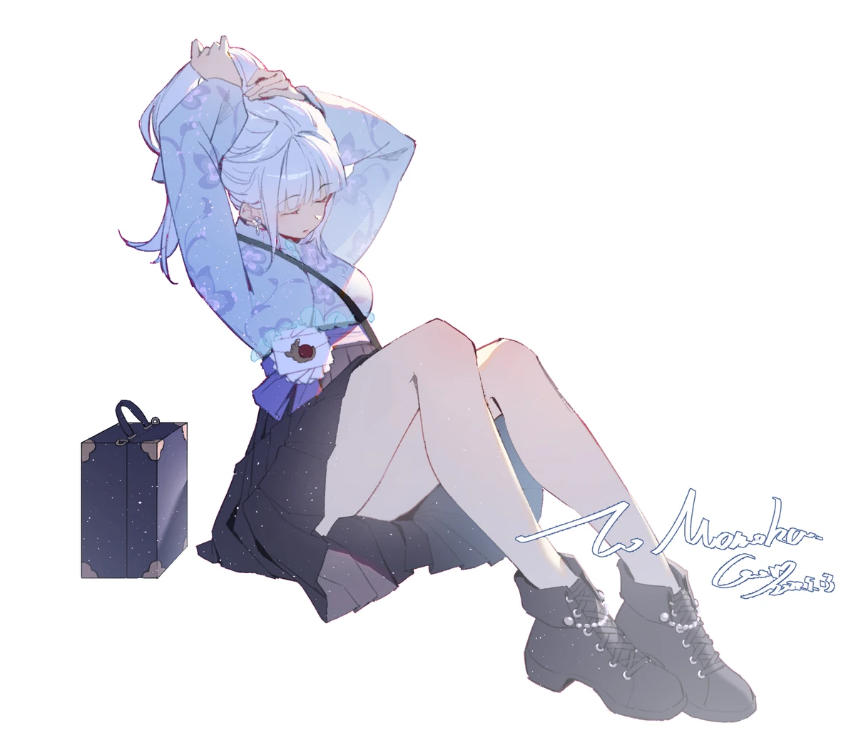 August 2024 Captain Gift Illustration by QQB