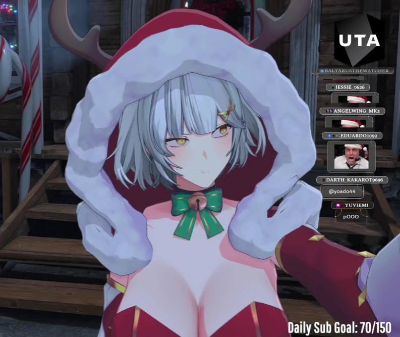 Zentreya Christmas Cyber Model (Close up)