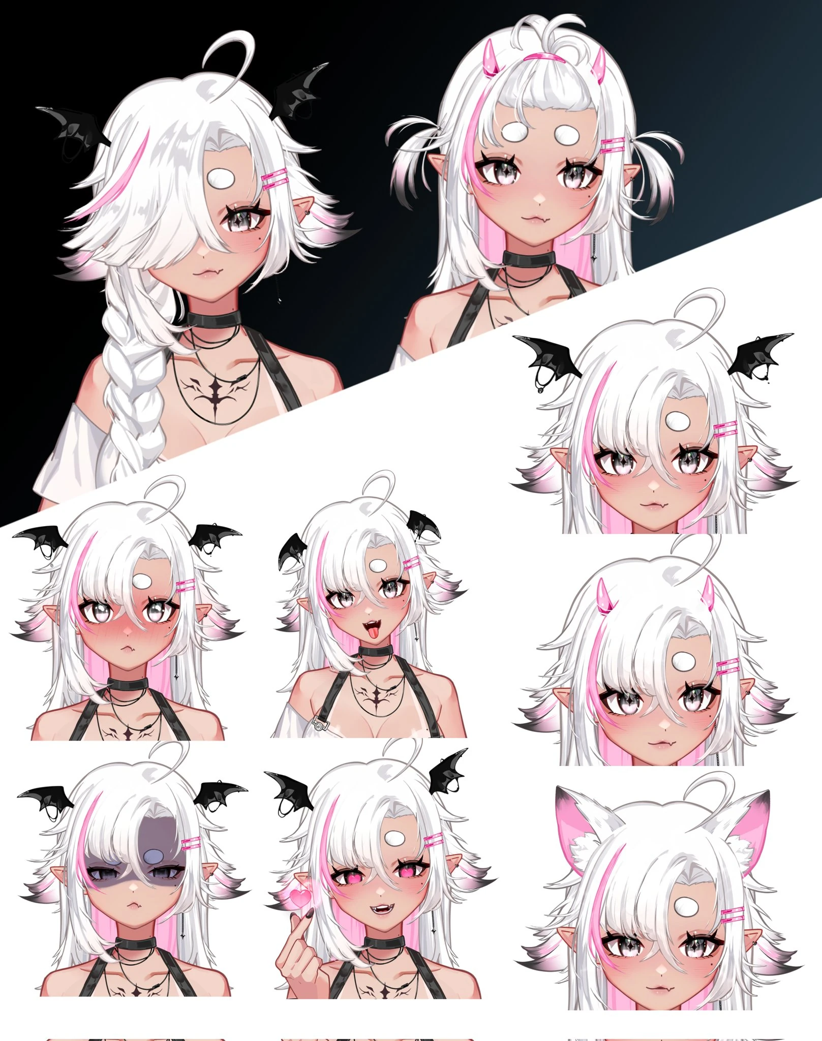 DimaTheDuchessh hair styles & expressions