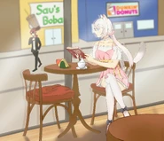 Effie Sitting in a Cafe by @Reicu4Dinner